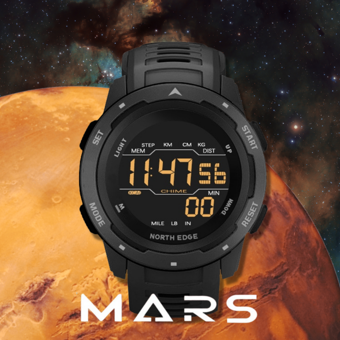 Relógio de Pulso Esportivo Mars