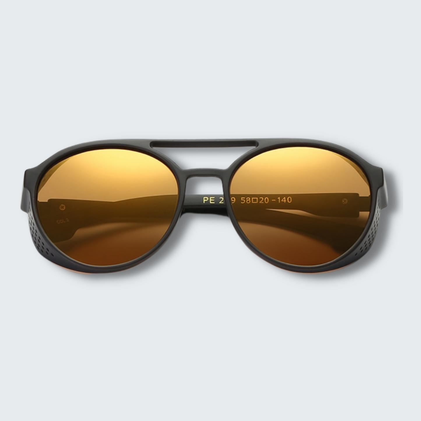 Steampunk polarized sunglasses