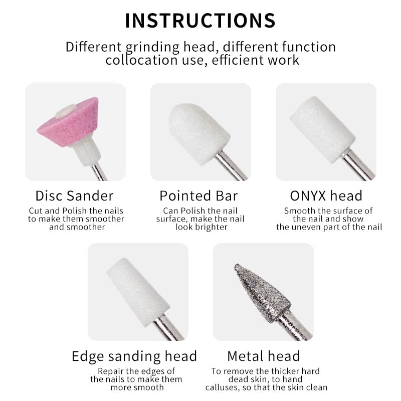 5 in 1 Electric Nail File