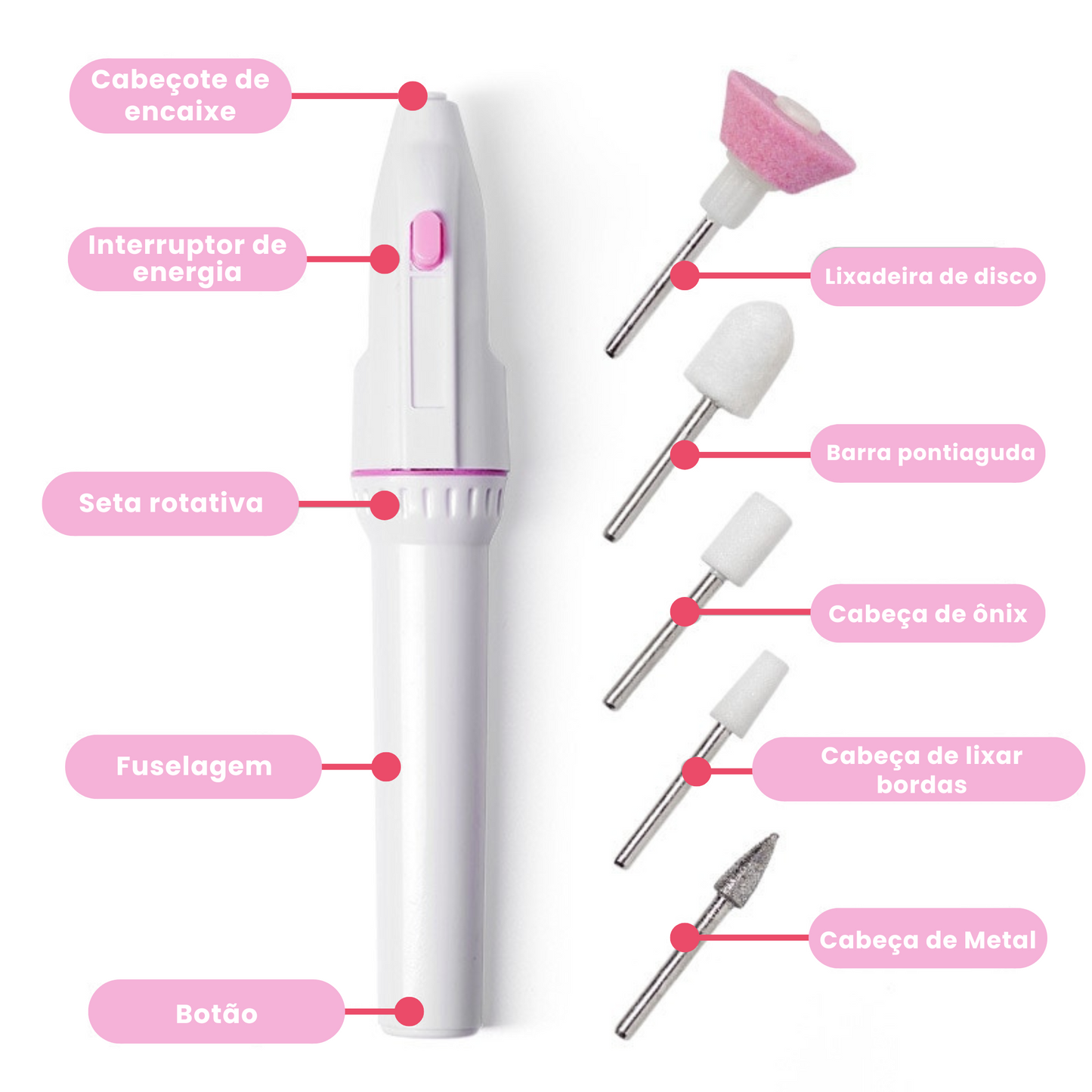 5 in 1 Electric Nail File