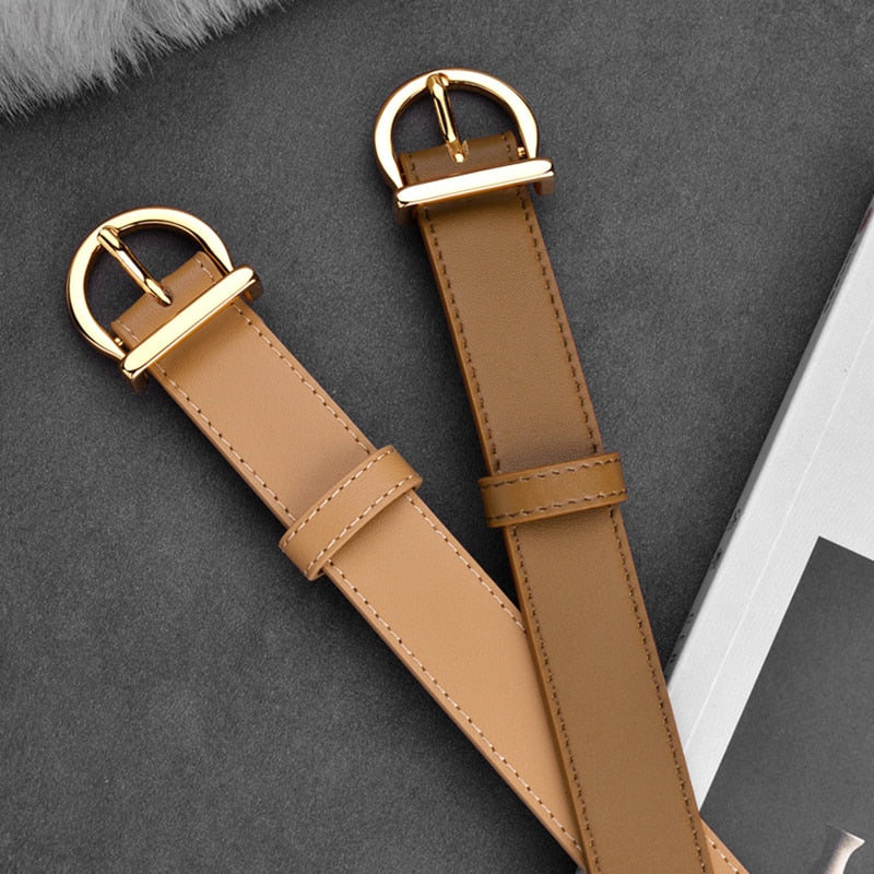 female leather belt