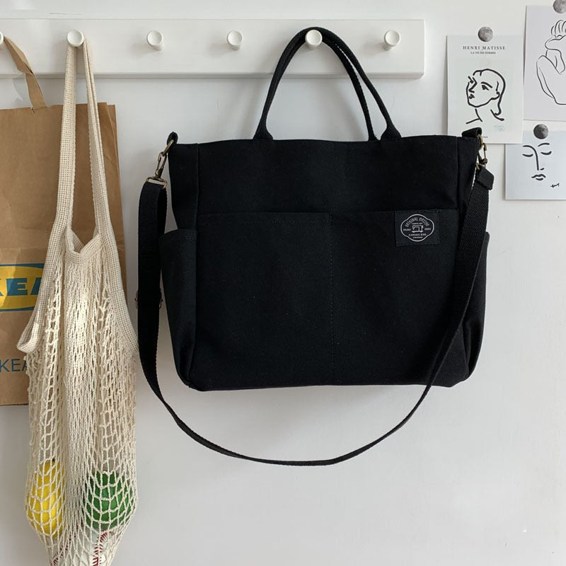 Bolsa de ombro transversal Canvas