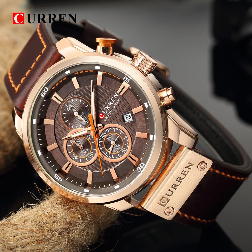 Curren Onyx watch