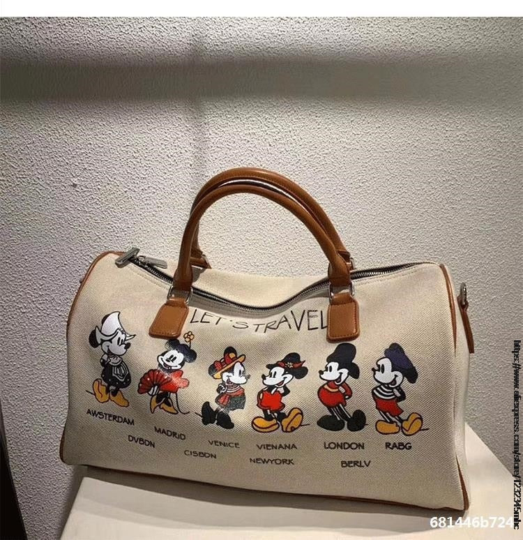 Bolsa de ombro temática Mickey: uma jornada pelo mundo