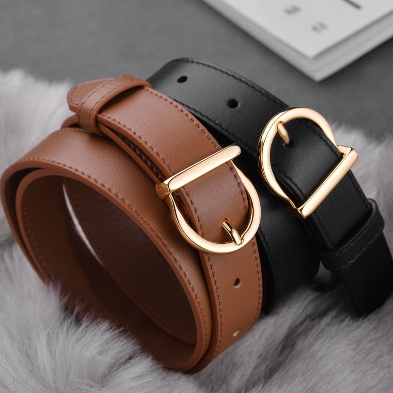 female leather belt