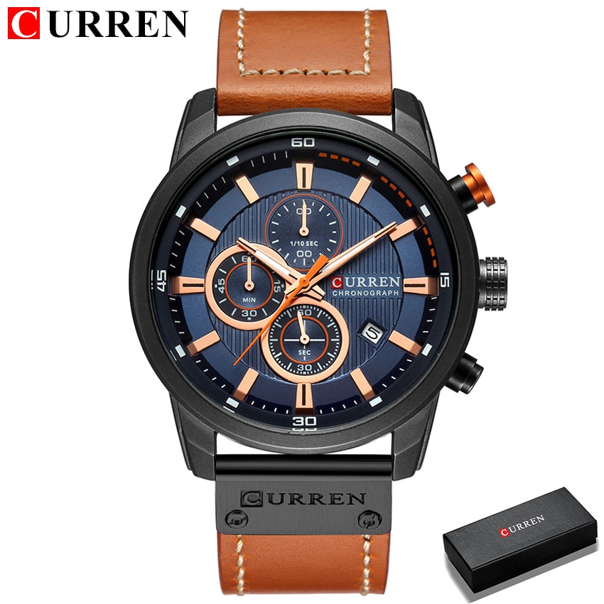 Curren Onyx watch