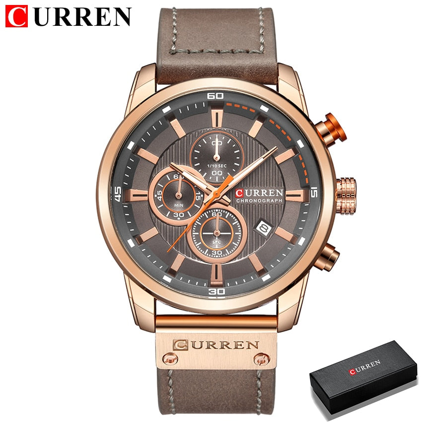 Curren Onyx watch
