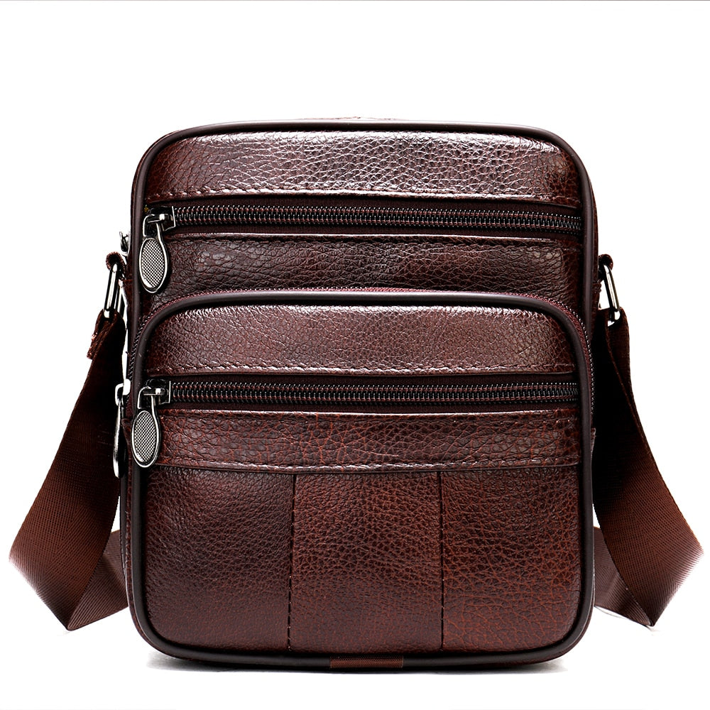 Bolsa de ombro feita Couro Legítimo