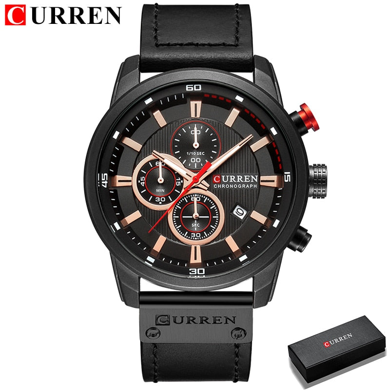 Curren Onyx watch