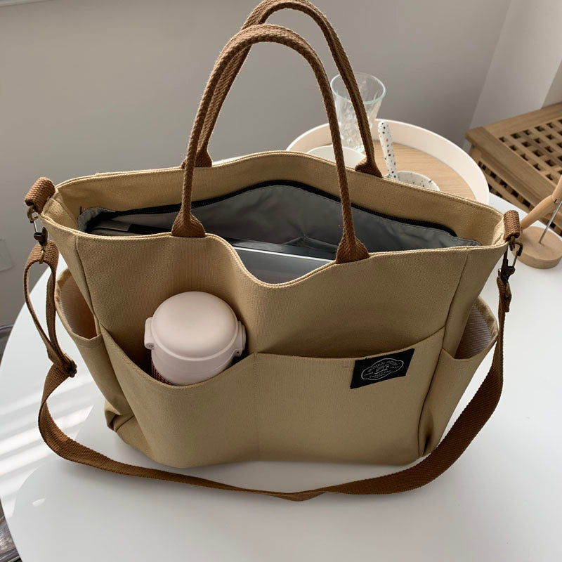 Bolsa de ombro transversal Canvas