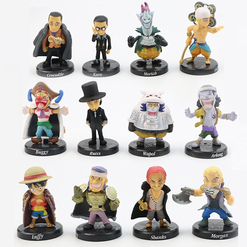 Coleção de 12 peças de One Piece