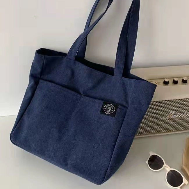 Shoulder bags made from canvas