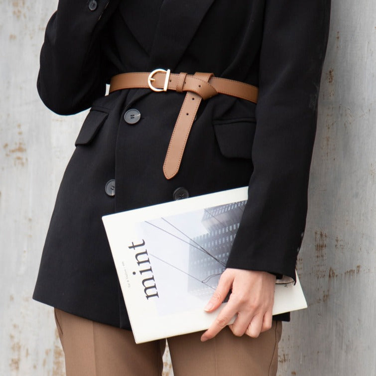 female leather belt