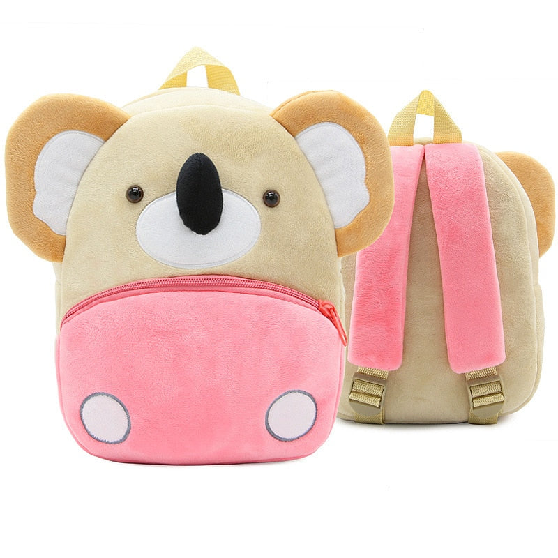 Mochilas de pelúcia infantil