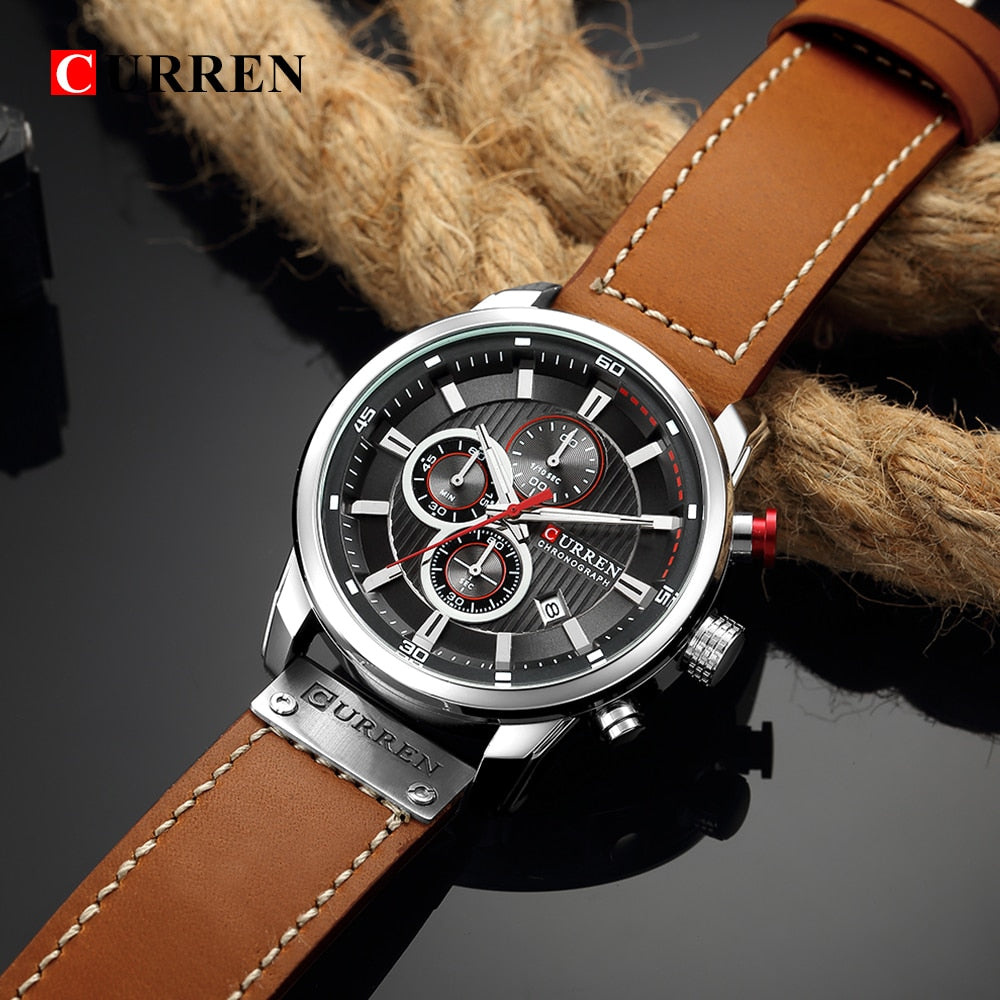 Curren Onyx watch