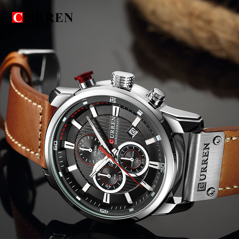 Curren Onyx watch