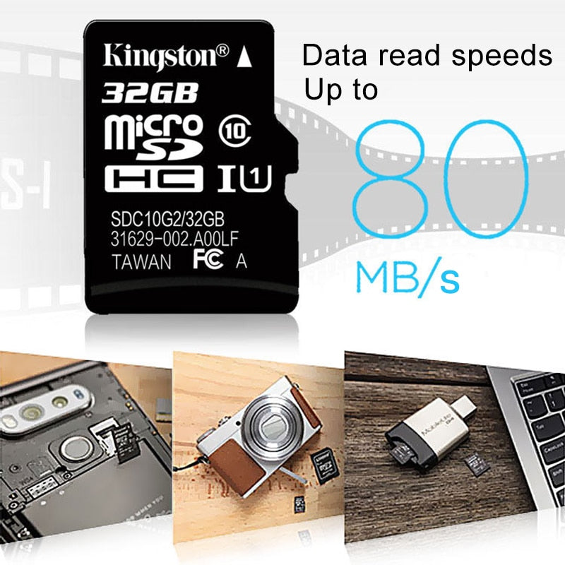 Cartão microsd Kingston modelo Canvas Select Plus de 64gb 16g 32gb 128gb 256gb