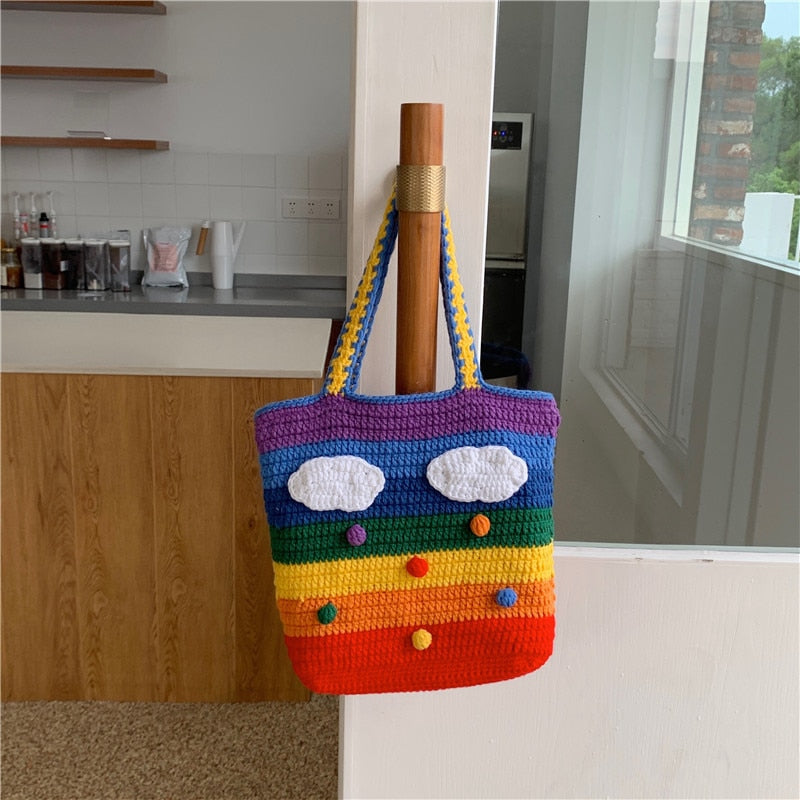 rainbow shoulder bag