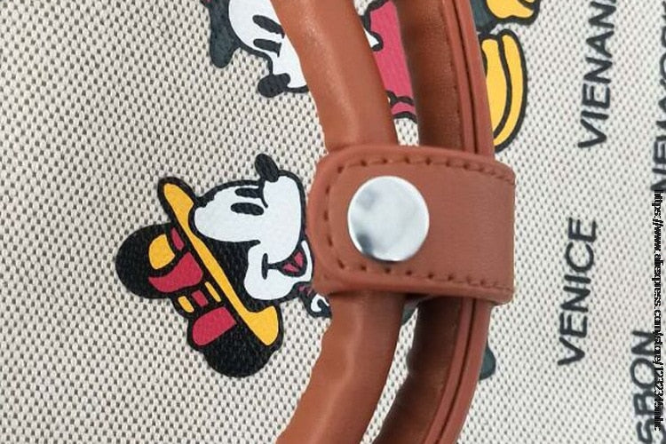 Bolsa de ombro temática Mickey: uma jornada pelo mundo