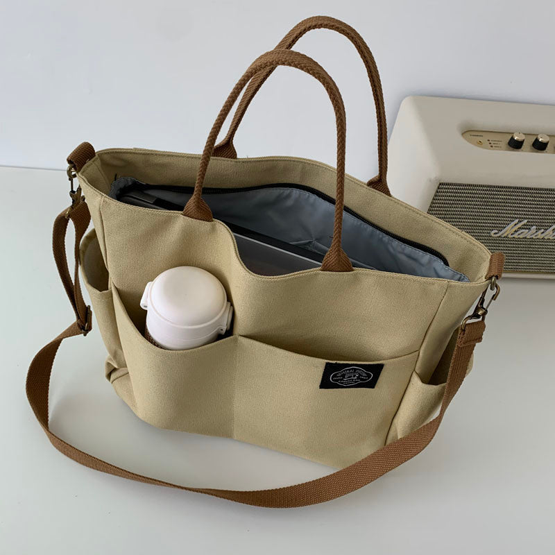 Bolsa de ombro transversal Canvas
