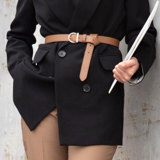 female leather belt