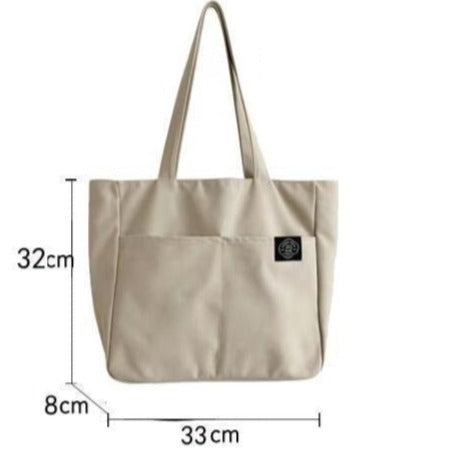 Shoulder bags made from canvas