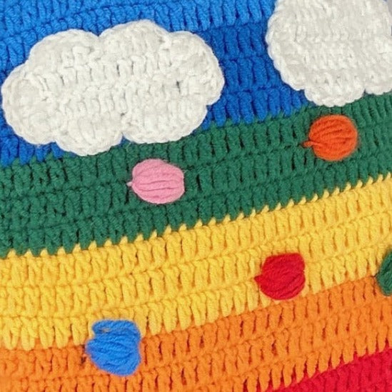 rainbow shoulder bag