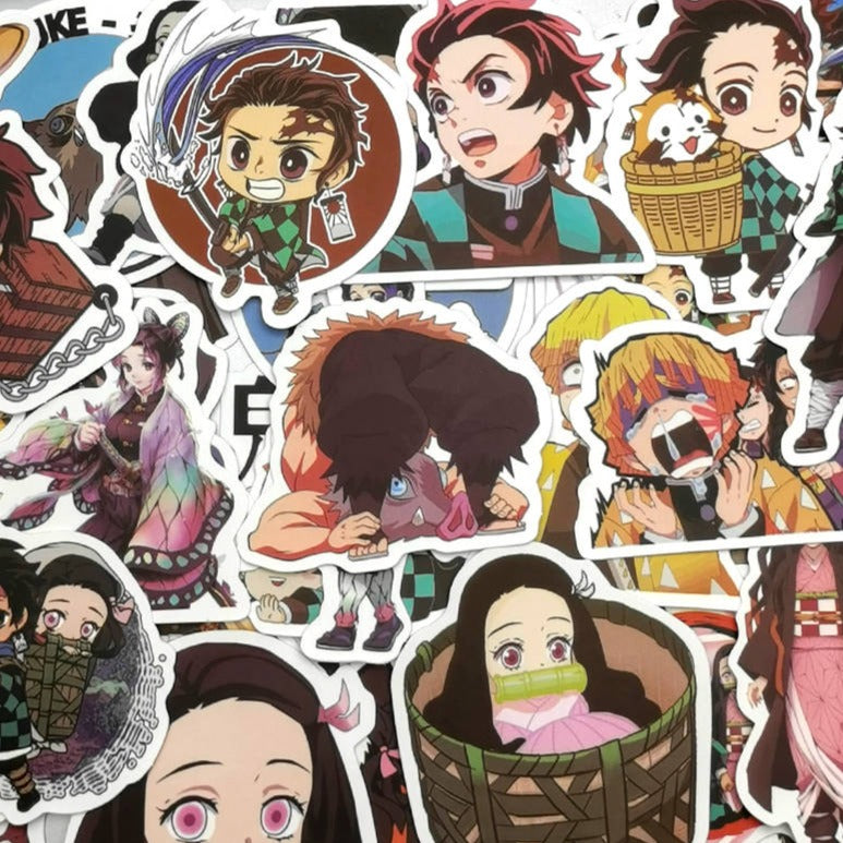 Demon Slayer Stickers - 50 Units