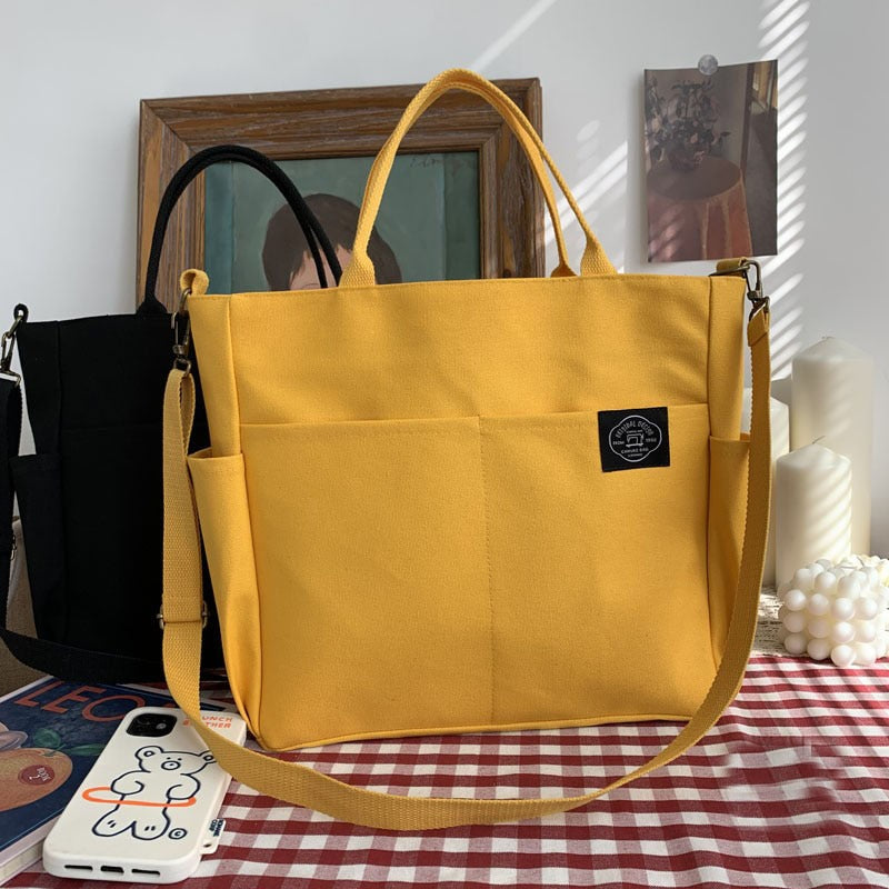 Bolsa de ombro transversal Canvas