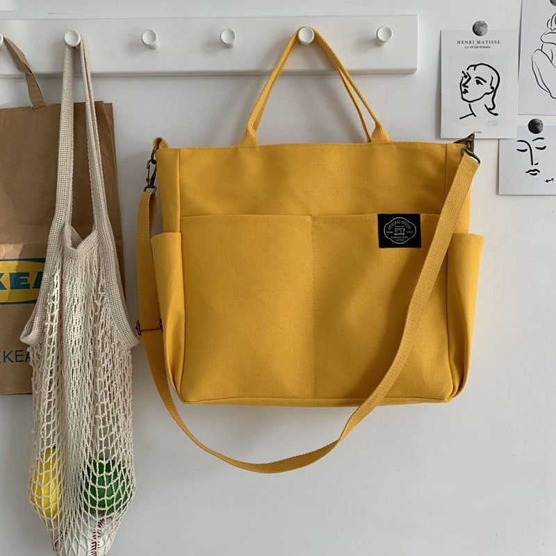 Bolsa de ombro transversal Canvas