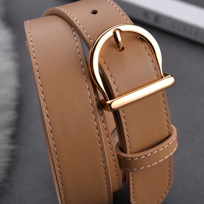 female leather belt