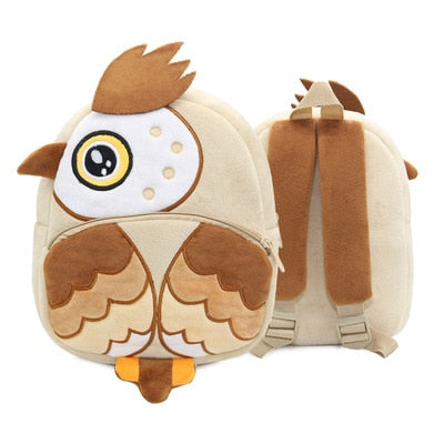 Mochilas de pelúcia infantil