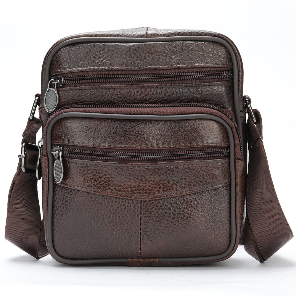 Bolsa de ombro feita Couro Legítimo