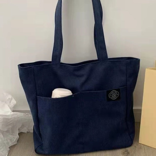 Shoulder bags made from canvas