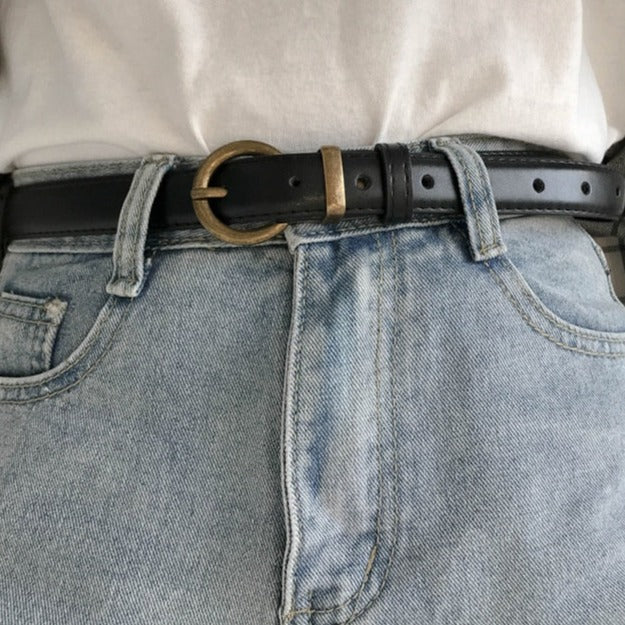 female leather belt