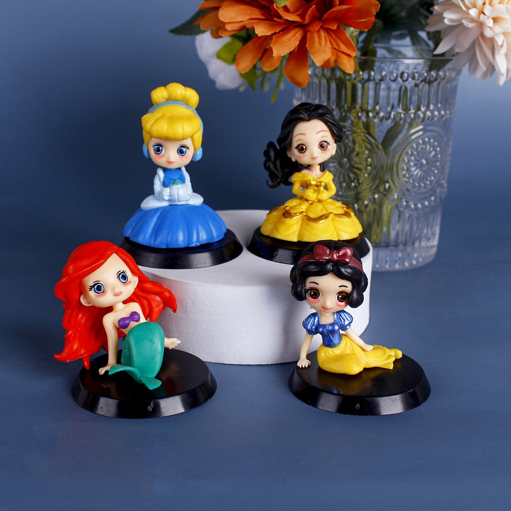 Princesas Disney conjunto com 8 personagens