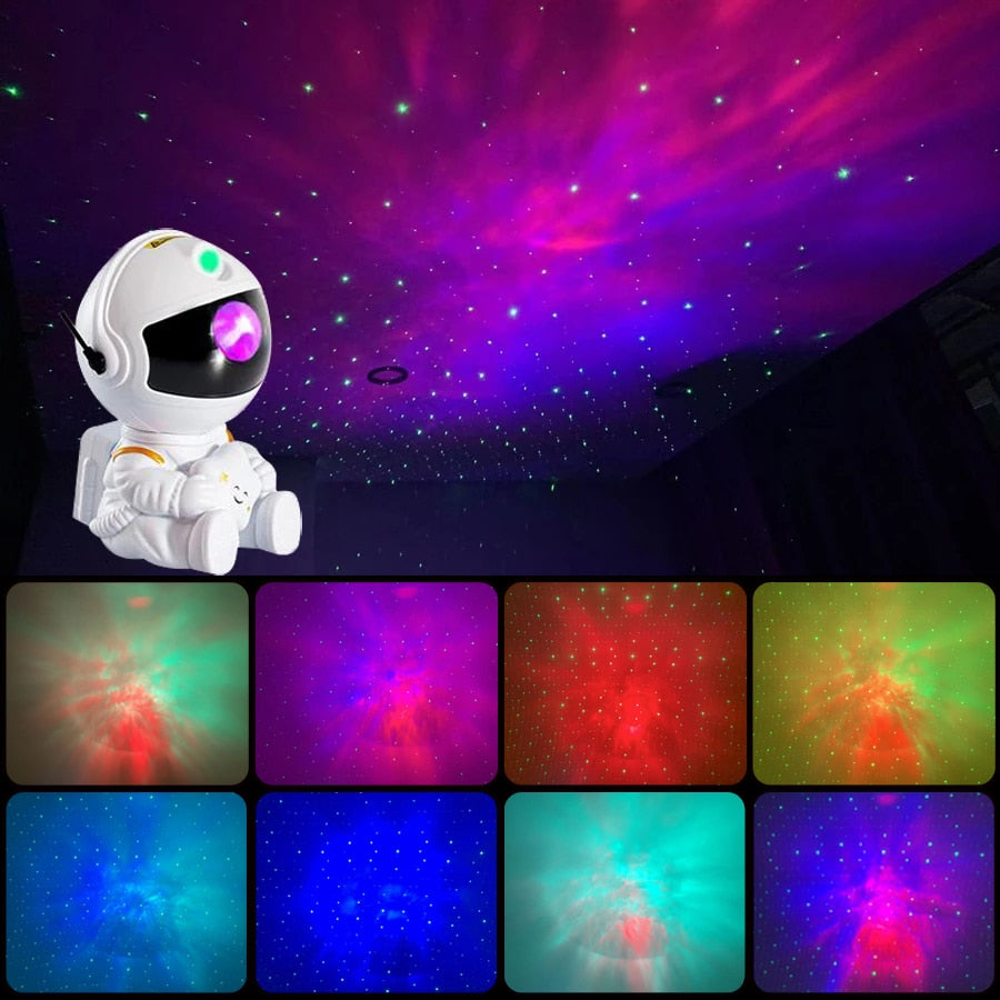 Novo Projetor de Galáxia Astronauta para Noites Estreladas