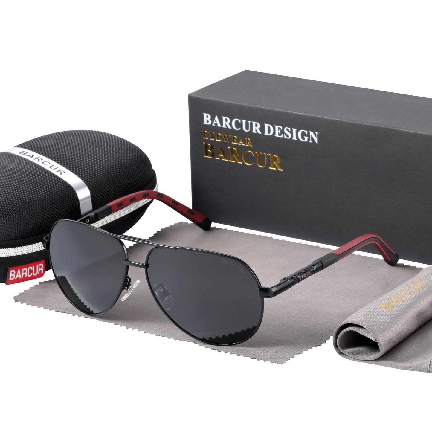 Óculos de sol Barcur Vintage Aviator