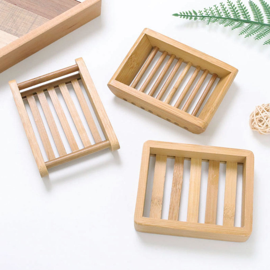 Bamboo soap holder
