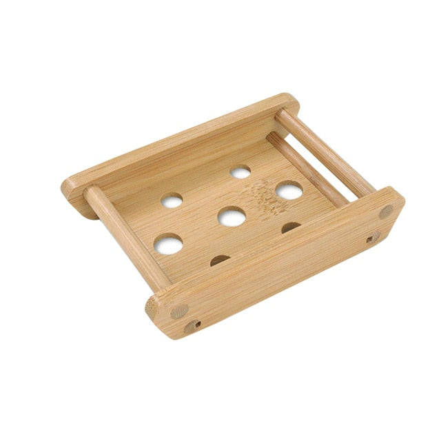 Bamboo soap holder