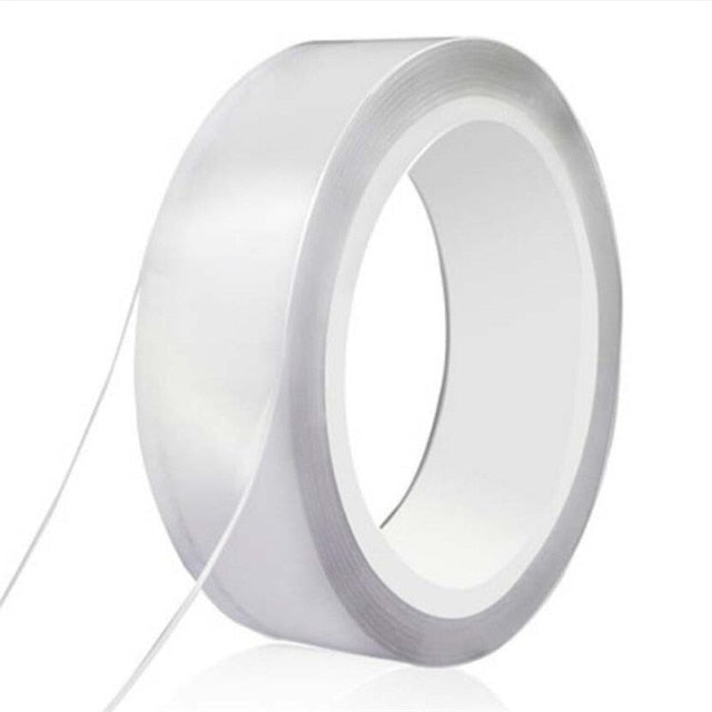 Transparent double sided adhesive tape