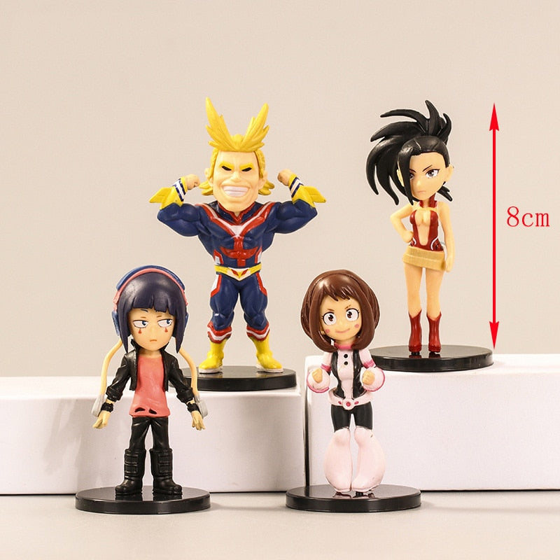Conjunto de 9 action figure My Hero Academia