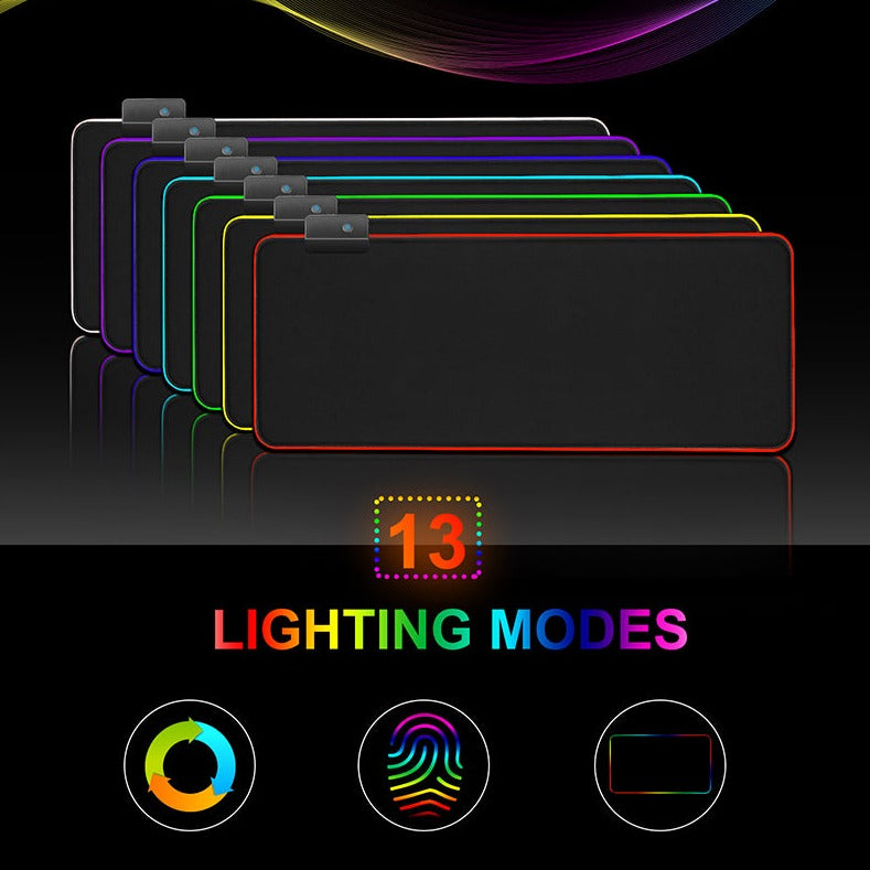 Mousepad Gamer XXL com Iluminação RGB