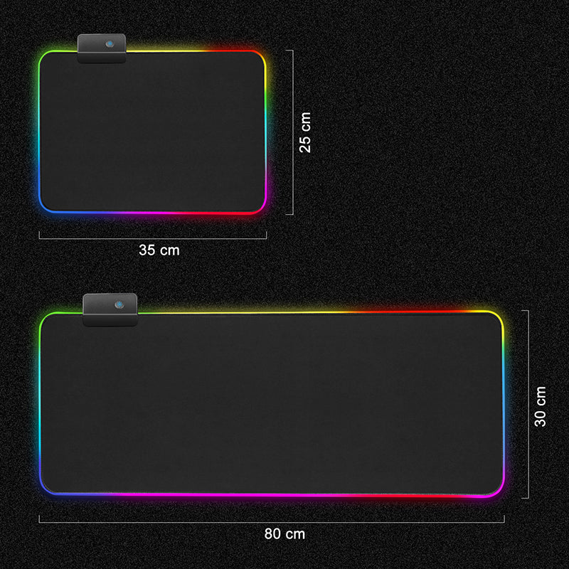 Mousepad Gamer XXL com Iluminação RGB