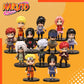 Conjunto de 12 action figures do Naruto