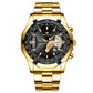 Stainless Steel Sports Wrist Watch