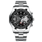 Stainless Steel Sports Wrist Watch