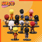 Conjunto de 12 action figures do Naruto
