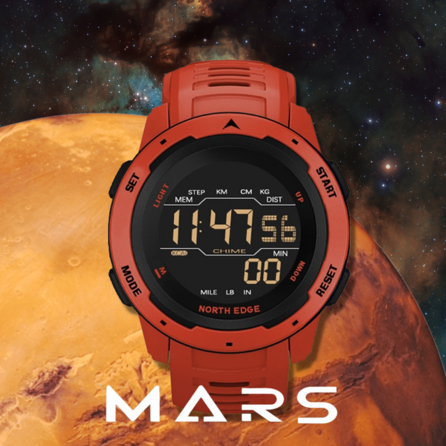 Relógio de Pulso Esportivo Mars