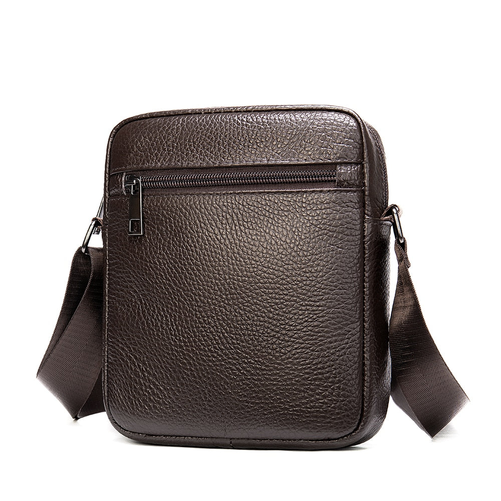 Shoulder bag made from genuine leather